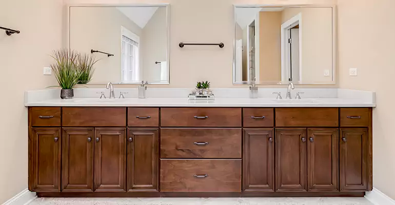 Bathroom Cabinet Renovation in New Orleans